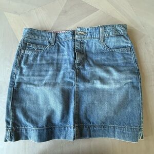 Tommy Hilfiger Light Blue Denim Mini Skirt